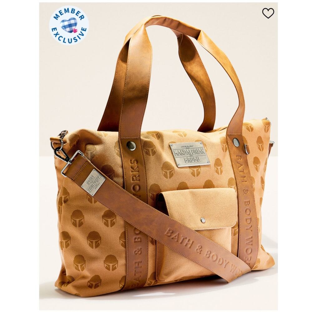 Bath & Body Works Star Wars Mythosaur Messenger Bag Mandolorian & Grogu - New